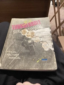 Buell Official Factory 1995 S2 Thunderbolt Service Manual 99489-95Y - Picture 1 of 19