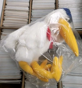 Vintage Vlasic Pickle Stork 24" Plush Advertising Promo 1989 NOS SEALED NEW - Picture 1 of 5