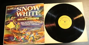 Walt Disney's Snow White And the Seven Dwarfs Soundtr Disneyland DQ-1201 LP EX - Picture 1 of 2