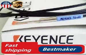 Keyence FU-43 Fiber Optic Sensor Reflective FU43 New  US Free TAX - Picture 1 of 3