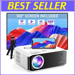 Transform Your Home Theater with Native 1080P Projector - Max 400" Display - Picture 1 of 9