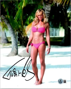 FRANZISKA VAN ALMSICK SIGNED 8X10 PHOTO BECKETT BAS COA GERMAN OLYMPIC SWIMMER 3 - Picture 1 of 1