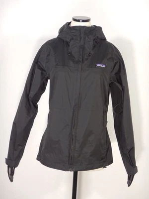 CHAQUETA TORRENTSHELL IMPERMEABLE Patagonia Mujer Negra Talla MEDIANA Foto 1 de 4