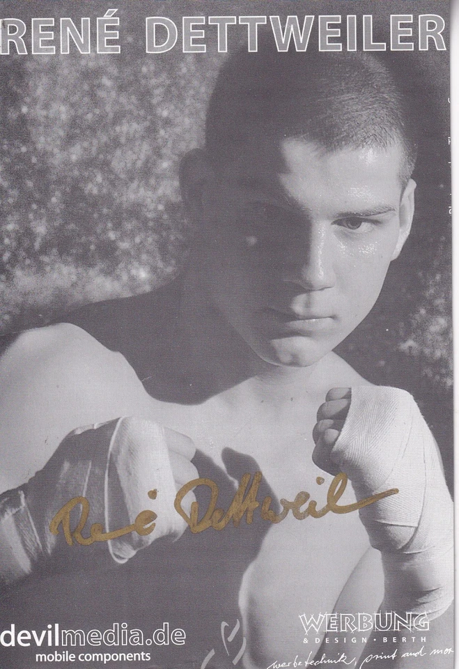 Autogramm - Rene Dettweiler (Boxen) - Bild 1 von 1