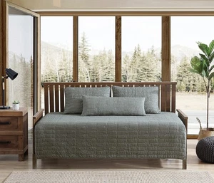 Eddie Bauer - Daybed Set, Reversible Cotton Bedding with Matching Shams & Dec... - Picture 1 of 6