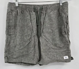 Pantaloncini Katin Uomo L Misto Lino Verde Esterno Spiaggia Coulisse Casual Elasticizzato - Foto 1 di 10