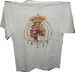 1 T-SHIRT WEISS Mit BORBONI DRUCK NAPOLI GRÖSSE XXL - Picture 1 of 1