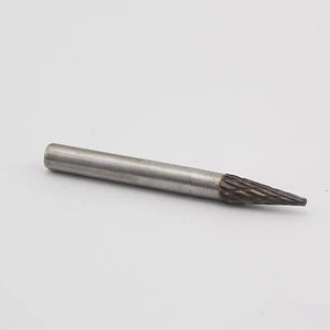 1/4 Zoll Hartmetall rotierende Gratfeile einzeln geschnittener Baumverschleiß Nagelbohrer Bits Schleifen 6 mm - Bild 1 von 4