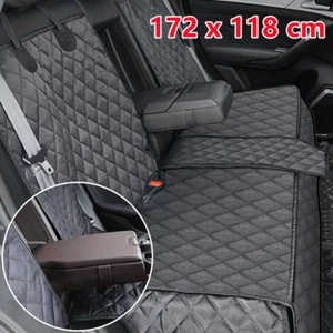600D Car Rear Back Seat Cover Pet Dog Protector Mat Non-slip Waterproof Cushion - Picture 1 of 14