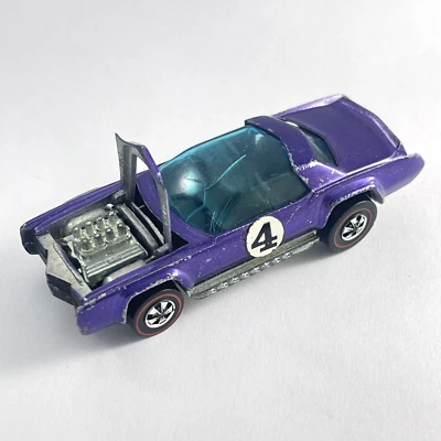 Hot Wheels Vintage Redline 1969 Sugar Caddy púrpura Hotwheels HW Hong Kong Foto 1 de 4