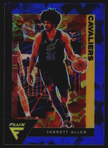 2020-21 Panini Flux Blue Cracked Ice #35 Jarrett Allen