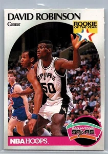 1990 NBA Hoops - David Robinson Box Topper - HOF EX *TEXCARDS* - Picture 1 of 2