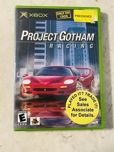 Project Gotham Racing (Microsoft Xbox, 2001) Complete w/ Manual - Tested Working - Picture 1 of 5