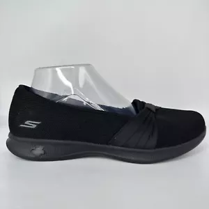 Skechers-GO Step Lite Sweet Thing Slip On Women 8.5 US Black 136302 - Picture 1 of 13