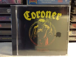 CORONER PUNISHMENT FOR DECADENCE DEATH METAL CD '88 NOISE REISSUE SEALED ATHEIST - Bild 1 von 4