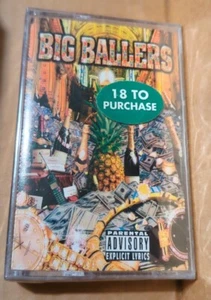Factory Sealed BIG BALLERS THE ALBUM Gangsta Rap Cassette Tape 1998 TRICK DADDY - Picture 1 of 3