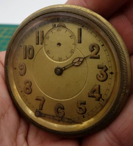 montre de bord/ horloge voiture. gousset . . diamètre 558mm. ancien - Imagen 1 de 5