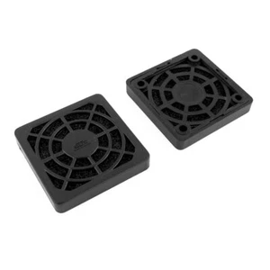 2 Pack 40mm Desktop Computer Fan Dust Filter Grills Dustproof Case Cover Black - Zdjęcie 1 z 6