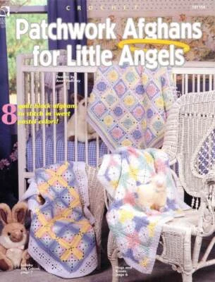 OOP!!! CROCHET PATCHWORK AFGHANS FOR LITTLE ANGELS 8 DESIGNS - Image 1 of 2