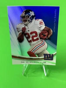 ππ.2013 Topps Platinum #9 David Wilson, New York Giants!!ππ - Picture 1 of 3