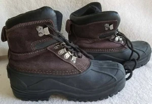 Coleman ~ Botas para niño ~ Talla 6 ~ Negro/Marrón ~ Cuero ~ Thinsulate - Imagen 1 de 5
