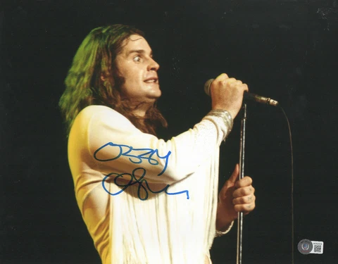 W@W OZZY OSBOURNE SIGNED AUTOGRAPH 11X14 PHOTO BECKETT BAS BLACK SABBATH 36 Cover