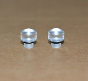 26-113 (Pair) Clear Fuel Level Sight Bowl Plugs For Holley Carburetor 4150 4500