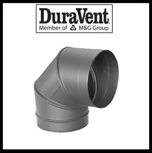DURAVENT 6" DURABLACK- 90 Degree Elbow #6DBK-E90 - Picture 1 of 1
