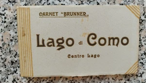 cd388 libretto carnet con 12 cartoline lago di como centro lago brunner - Picture 1 of 9