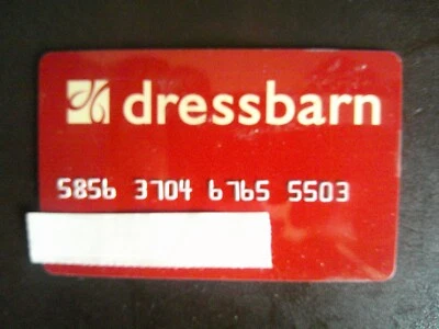 *DRESSBARN RARE EXPIRED CREDIT CARD*  No expiry date. - Image 1 of 2