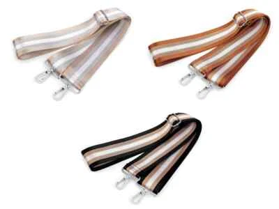 Taschenhenkel Taschengurtband mit Karabinern Länge 79 – 142 cm Taschenriemen - Bild 1 von 4