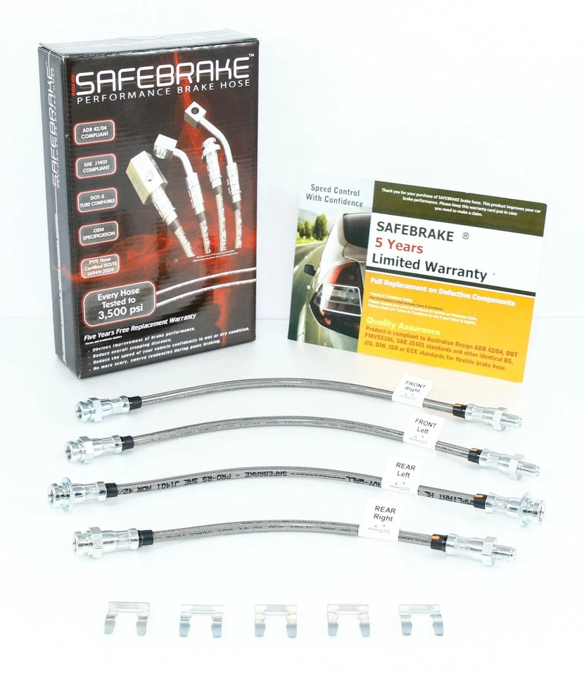 Fits Datsun 280ZX S130 (Series 1) brake upgrade -SAFEBRAKE Performance Lines - Image 1 of 4