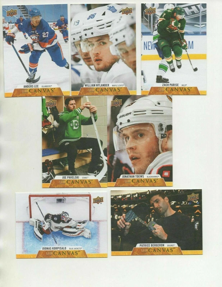 2020-21 UPPER DECK SERIES 1 & 2 HOCKEY - UD CANVAS YOU PICK - Image 1 of 1