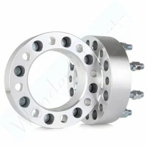 2P 2" Thick 8x6.5 8x165.1 Wheel Spacers For 2003-2010 Hummer H2 GMC Sierra 2500 - Picture 1 of 6