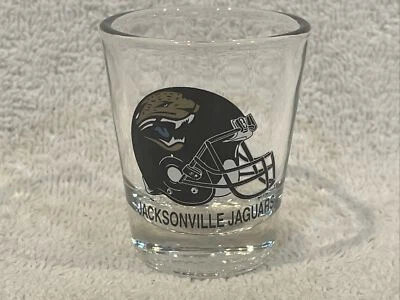 De colección 1990 Jacksonville Jaguars 2 1/2 pulgadas Hunter Mfg. Shot Glass, ¡COMO NUEVO!! Foto 1 de 2