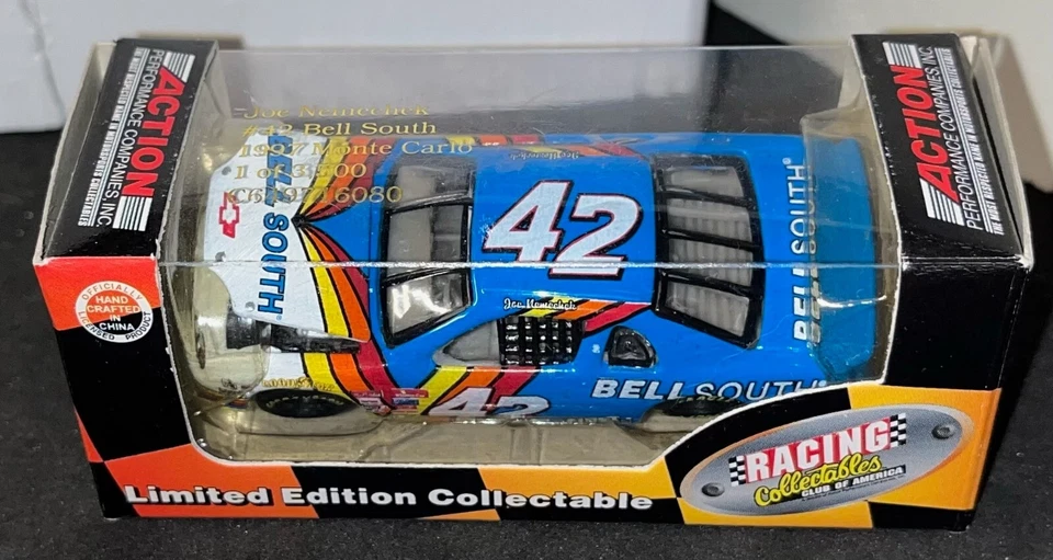 1/64 1997 RCCA ACTION HOOD ABIERTO #42 BELL SOUTH JOE NEMECHEK MONTE CARLO Foto 1 de 1