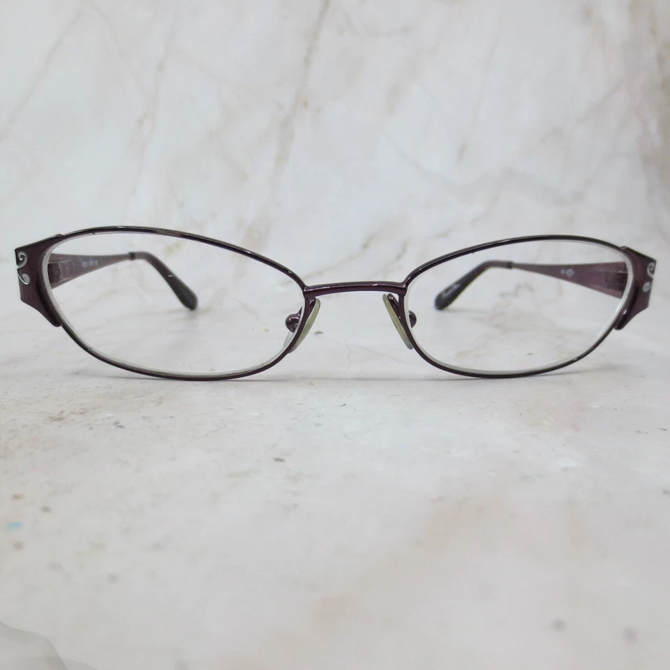 Marco de gafas Phoebe Couture P235 para mujer púrpura borde completo ovalado 49-17-130 Foto 1 de 4