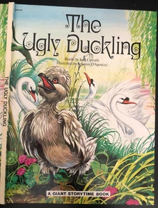 Vintage 1979 THE UGLY DUCKLING Jane Carruth GIANT STORYTIME Antonio D'Agostini - Picture 1 of 4