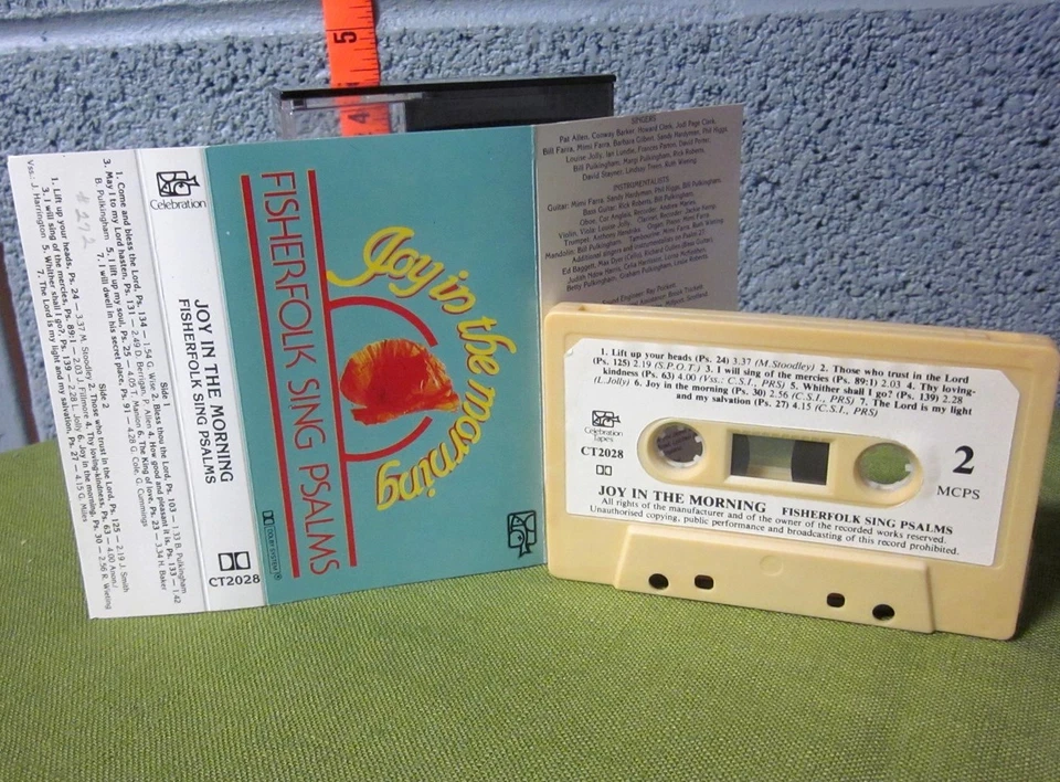 FISHERFOLK Joy In the Morning cassette tape 1982 UK folk Charismatic Movement Foto 1 de 1