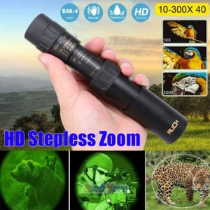 4K 10-300X40mm Super Telephoto Zoom Monocular Telescope w/Night Vision Binocular - Picture 1 of 12