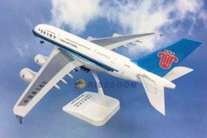 37CM 1:200 Risesoon China Southern AIRBUS A380 Aircraft ABS Plastic Plane Model - Picture 1 of 2
