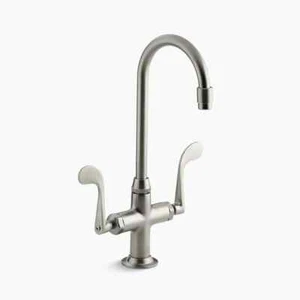 Kohler 8761-BN Essex Double Handle Bar/Prep Faucet - Brushed Nickel - Picture 1 of 1