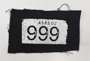 999 Old School Post Punk Rock DIY Street Cloth Patch, Vintage Sew On England - Picture 1 of 2