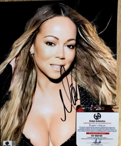 FOTO SEXY FIRMADA POR MARIAH CAREY 8X10 DIVA CANTANTE COMPOSITOR CERTIFICADO DE AUTENTICIDAD-"TODO LO QUE QUIERO" - Imagen 1 de 5