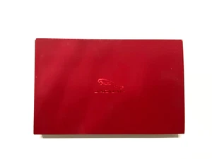 JAGUAR ORIGINAL NEUHEIT SILBER STAHL LOGO SCHLÜSSELRING MIT ROT OEM BOX SELTEN - Bild 1 von 4