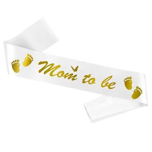 Mom To Be Sash for Baby Shower Boy or Girl Baby Shower Outfit for Mommy - Picture 1 of 8