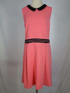 Vestido para mujer ELLE Citrus Punch sin mangas plisado calce y cremallera acampanada XS NUEVO CON ETIQUETAS - Imagen 1 de 4