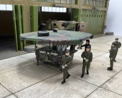 PANZER-SHOP.NL Bundeswehr Karcher TFK-250 Feldkuche Militar, Spur H0, 1:87, Unbemalt, Minitanks