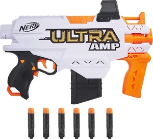NERF Ultra Amp motorisierter Blaster 6-Dart Clip-Magazin mit 6 Ultra Darts - Bild 1 von 2