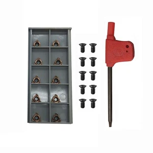 10pcs 11IRM A60 Carbide Insert 11 IR A 60 Internal Threading Tool FOR SNR**11 - Picture 1 of 10